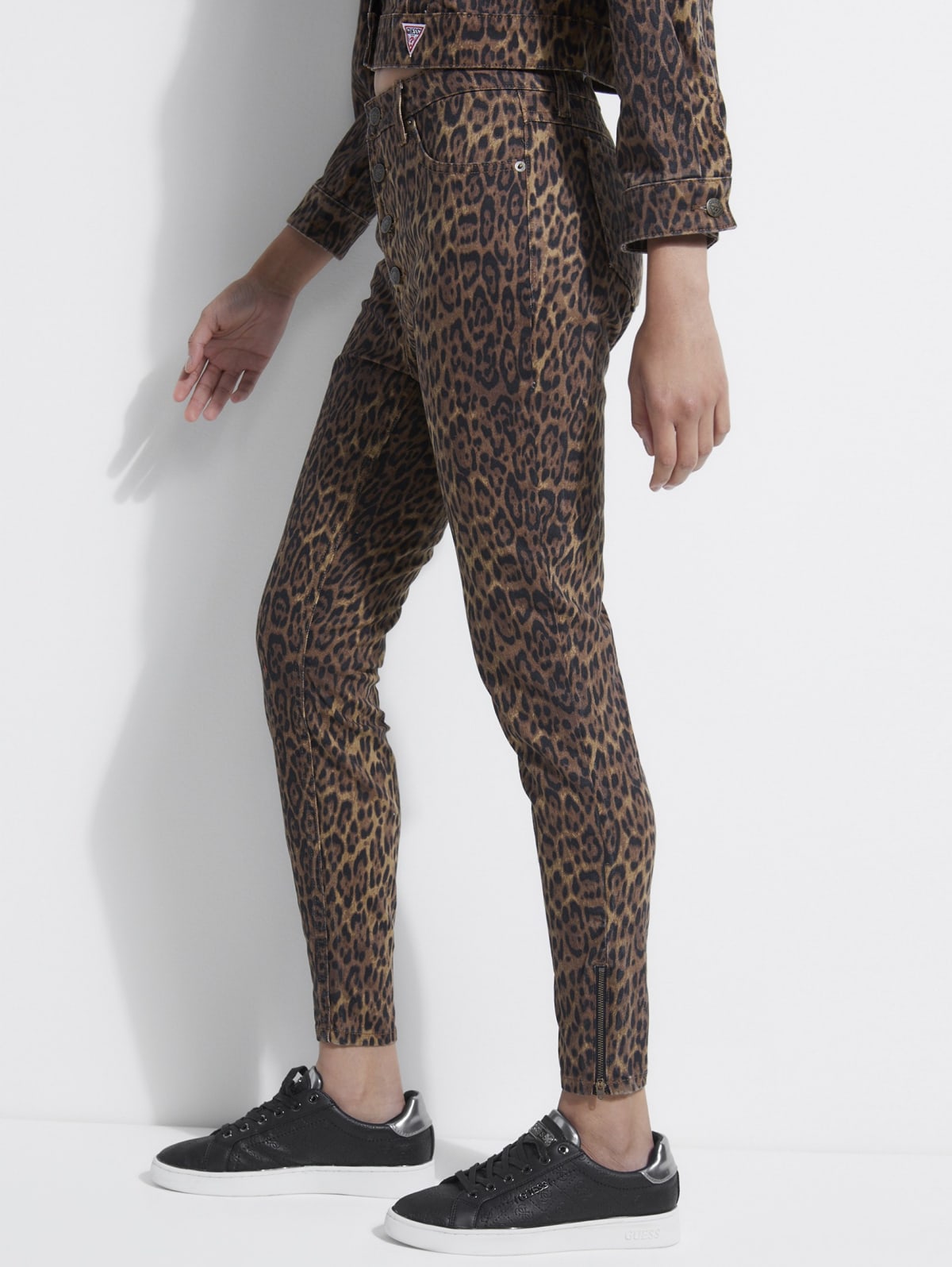 guess leopard pants