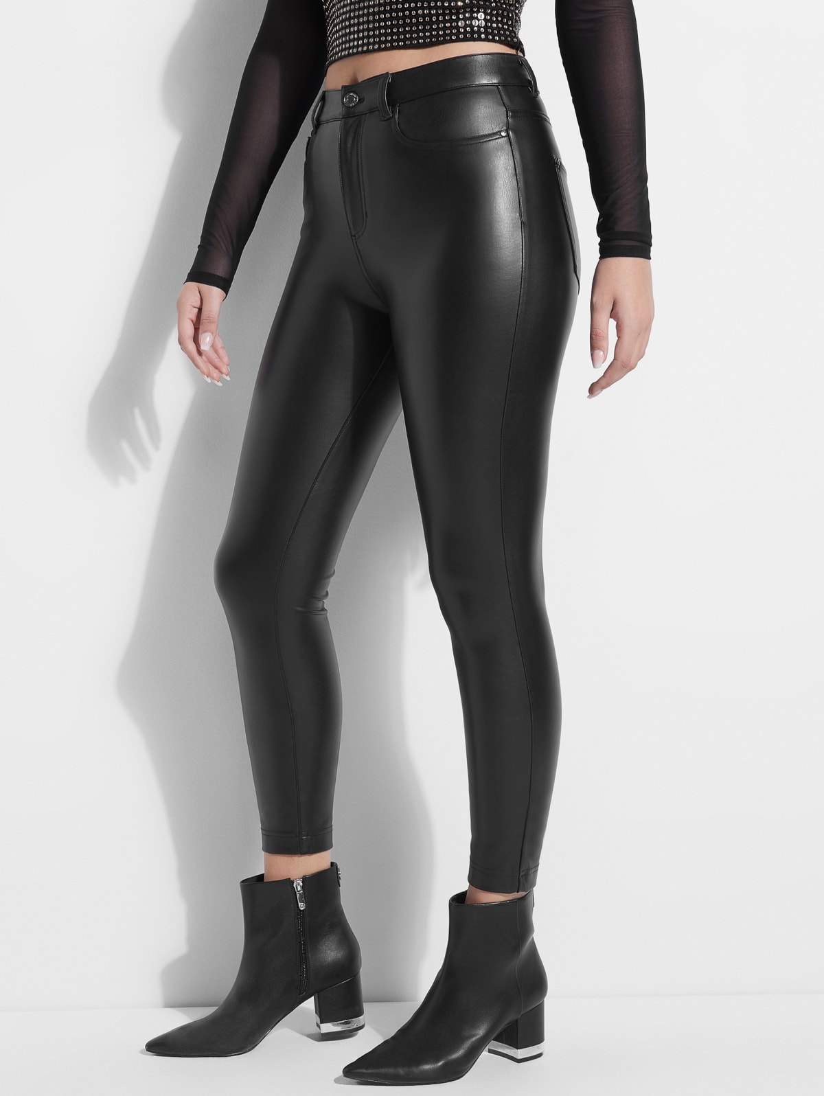 Matalan faux leather trousers Outlet