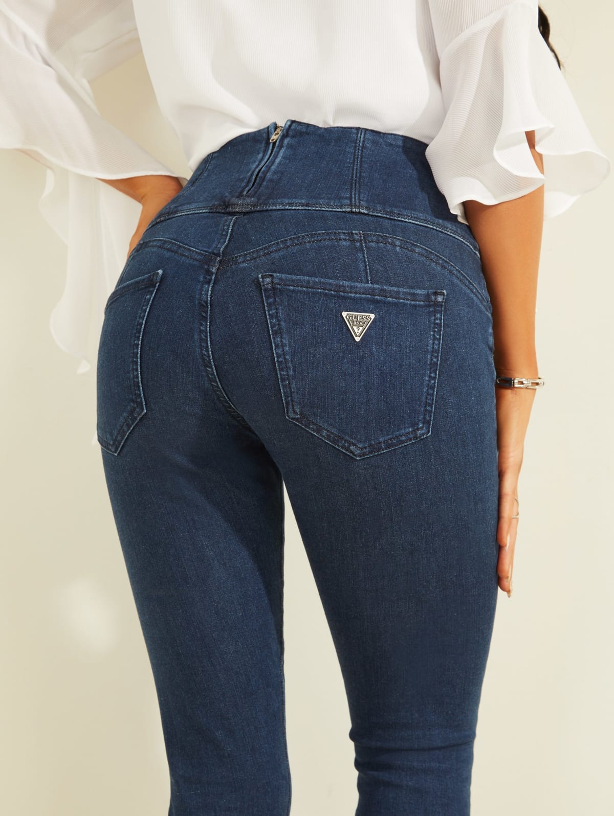 guess high rise jeans