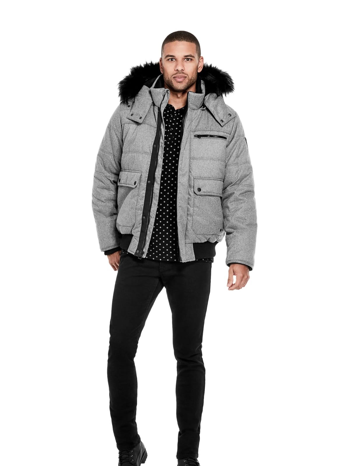 Guess drake puffer jacket Clearance