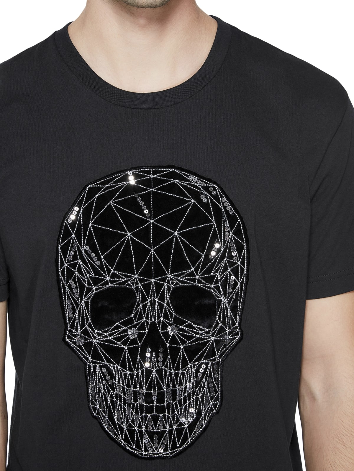 guess skull t shirt