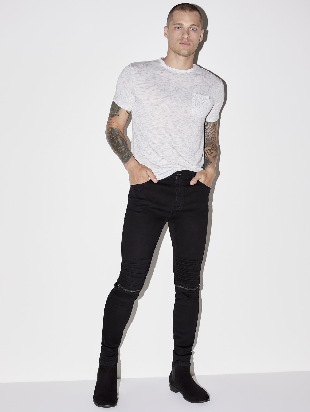 skinny jeans for muscular legs men's