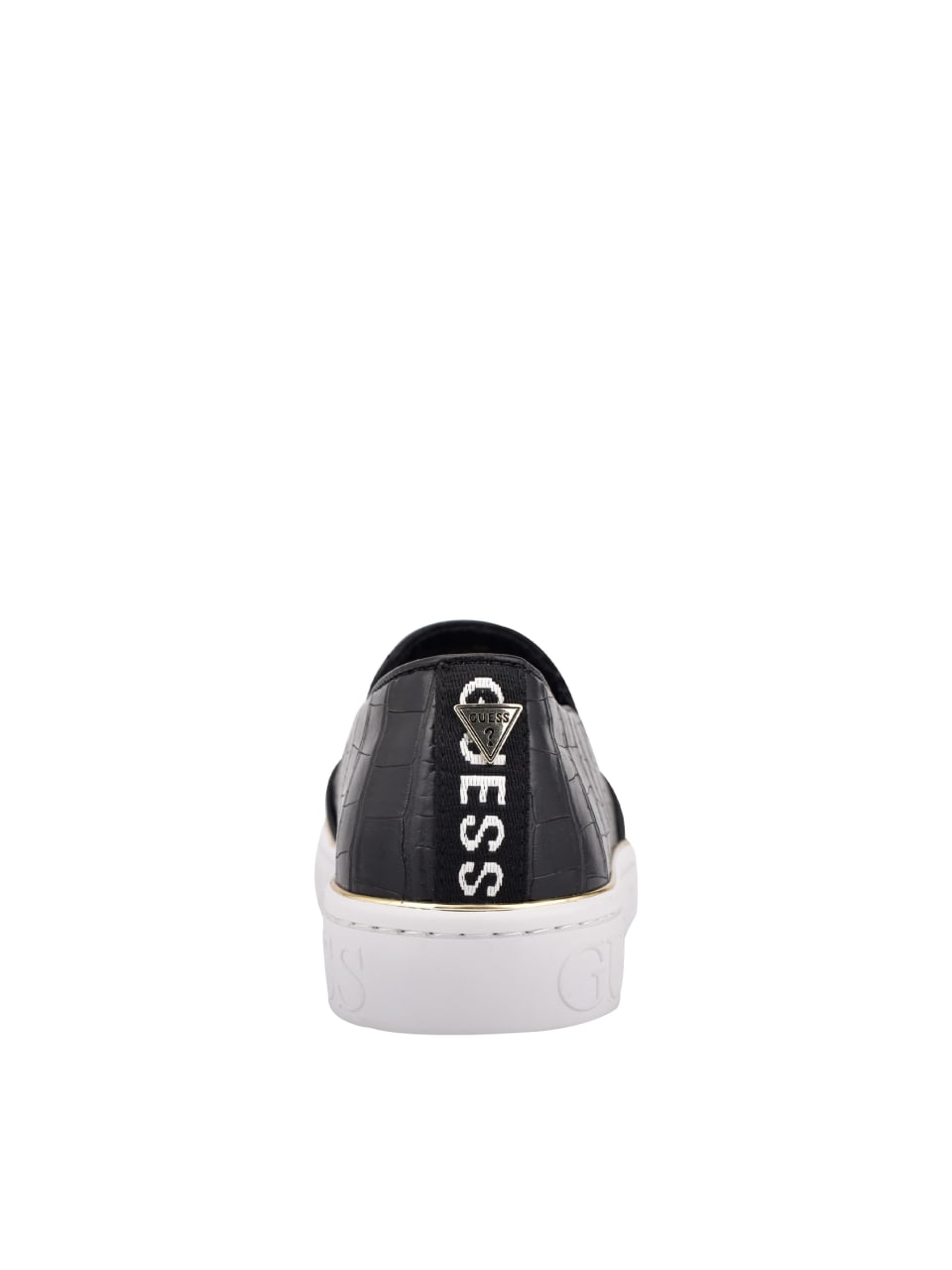 guess slip on sneakers black