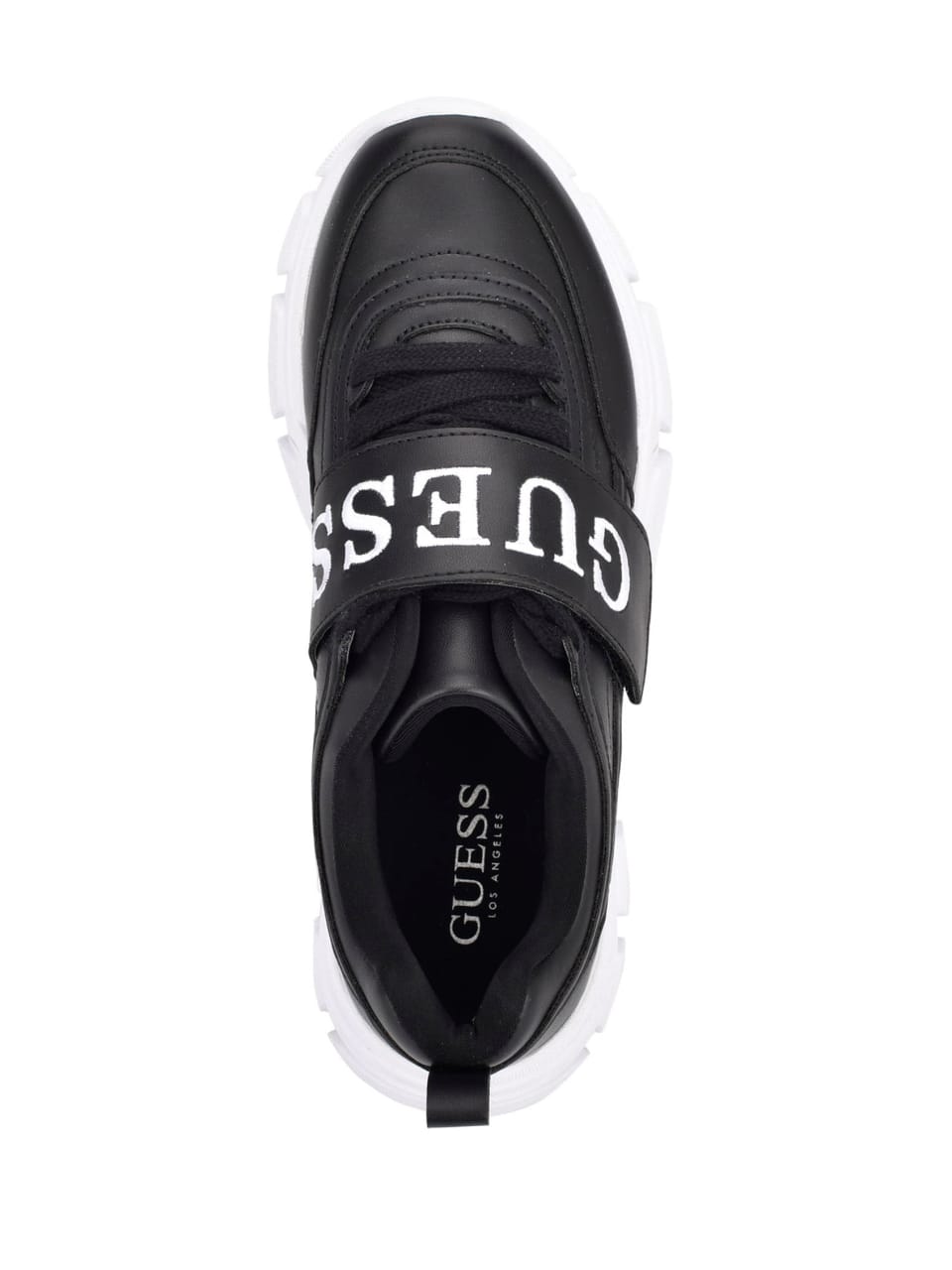 kathie chunky logo sneakers guess