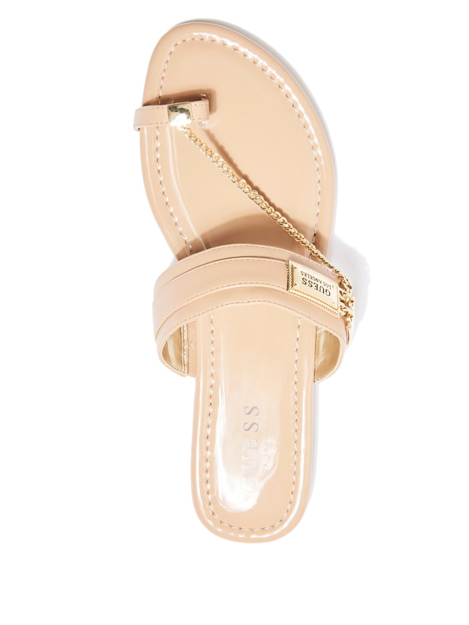 guess factory women's landen chain sandals