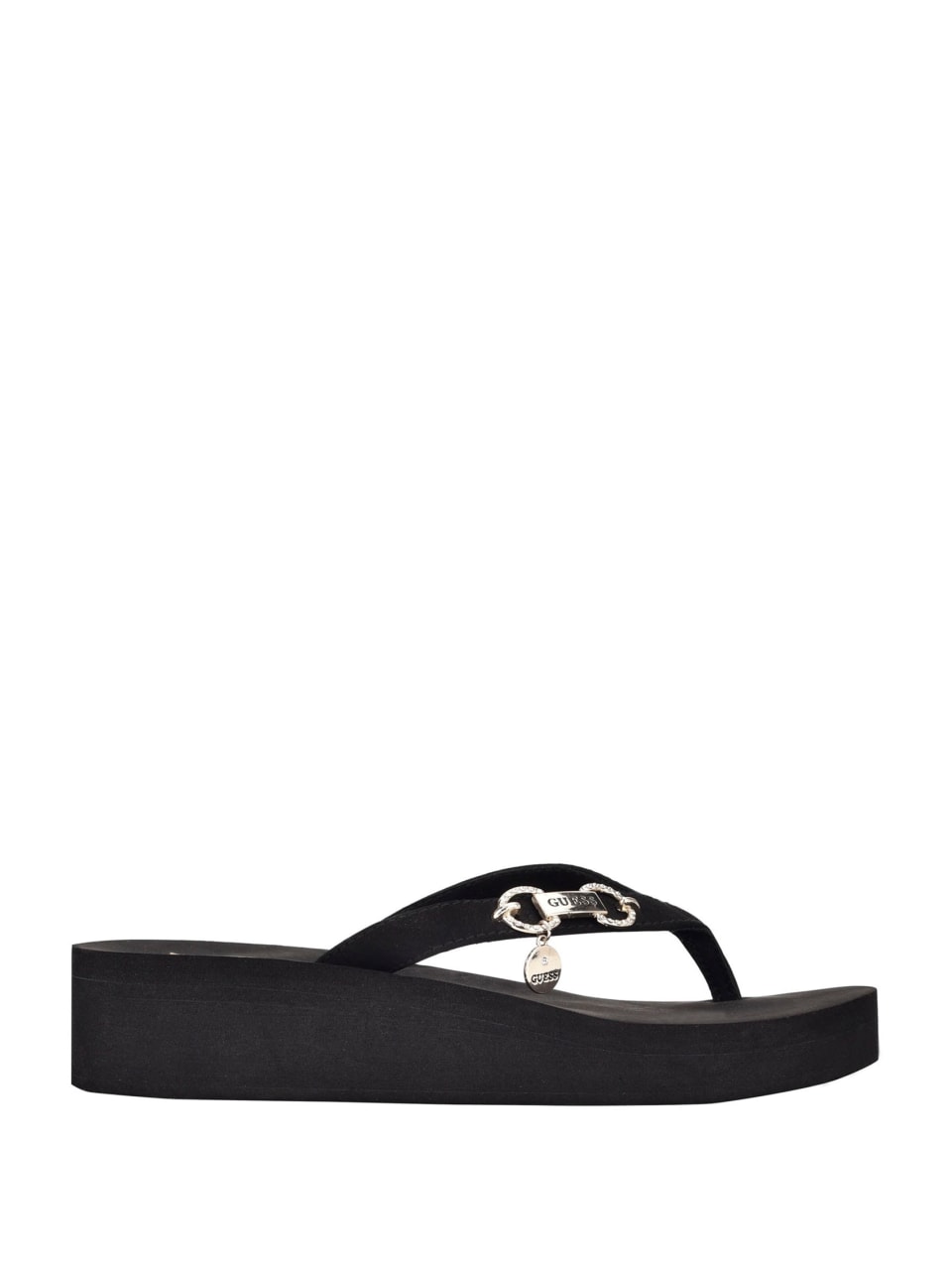guess sierra wedge flip flop