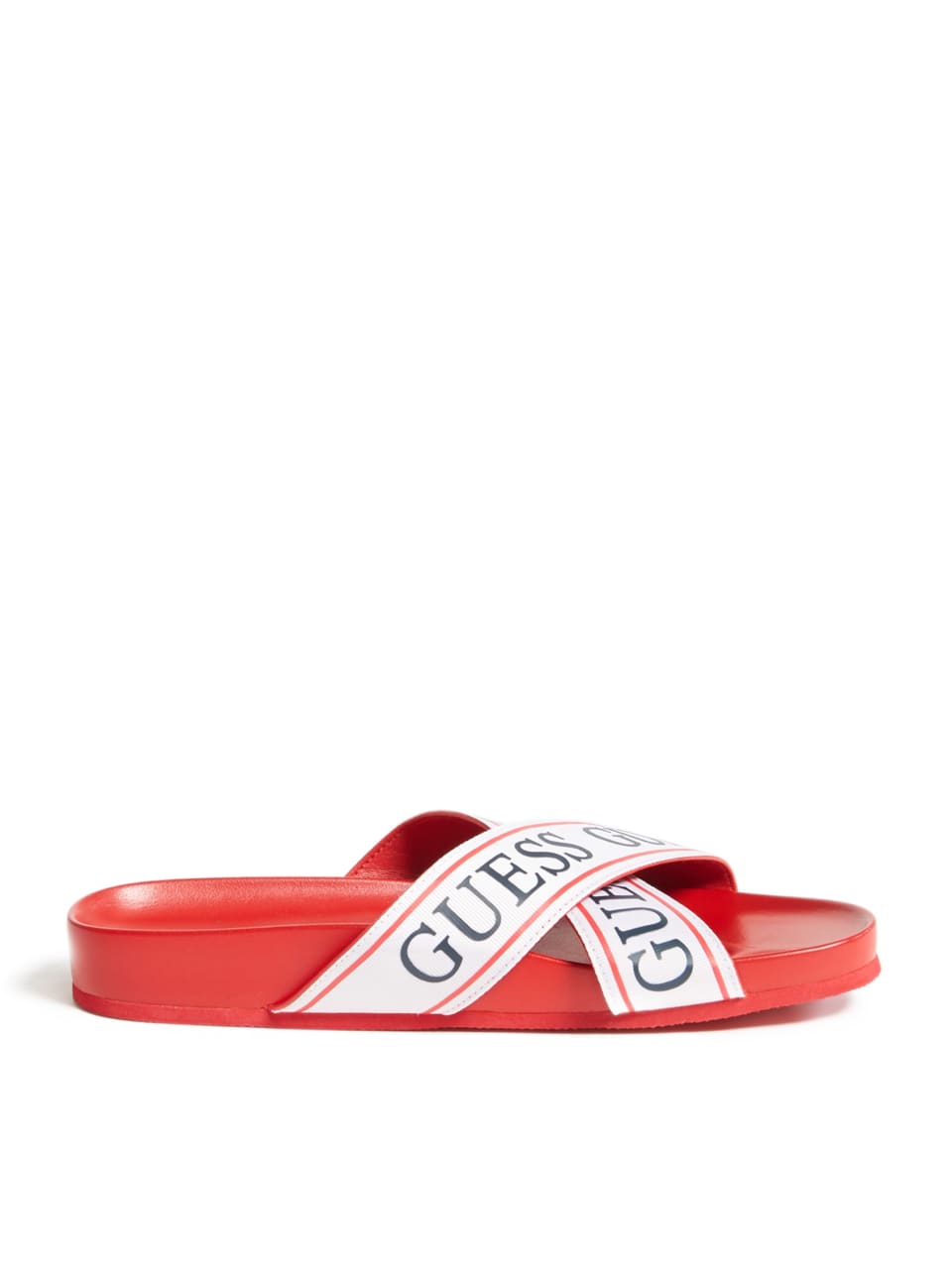 guess women's slide sandals