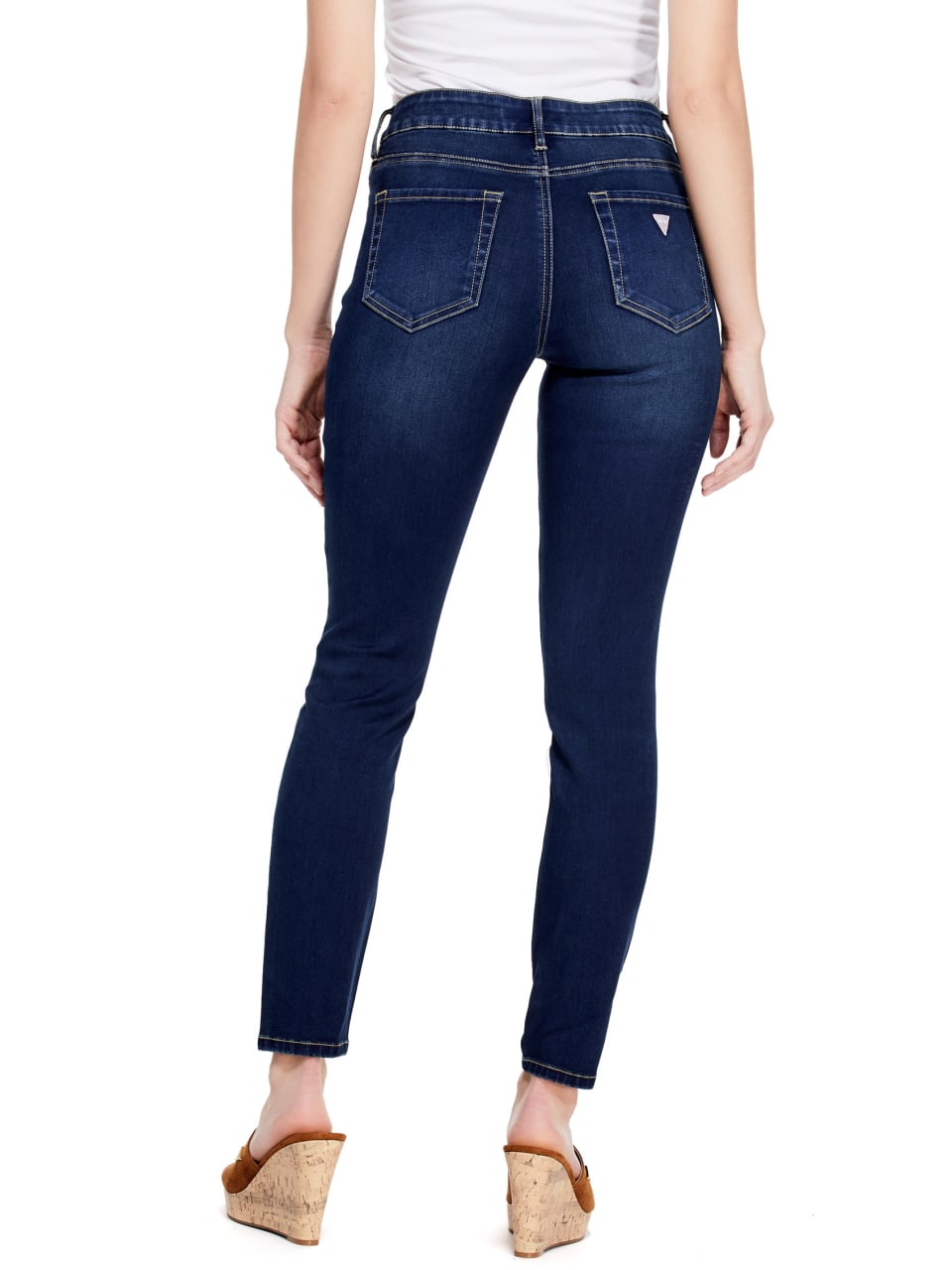 guess high waisted skinny jeans