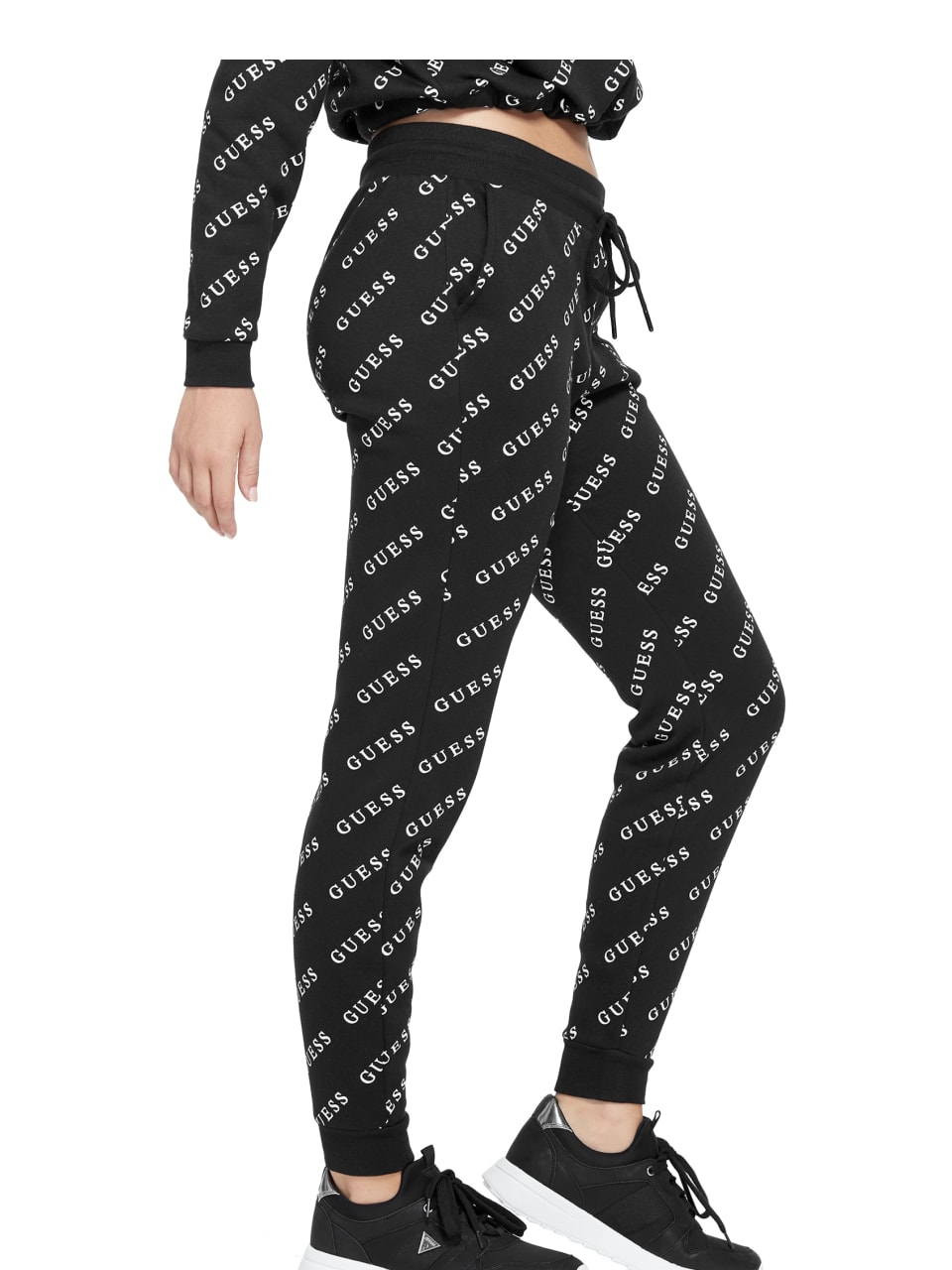 guess logo joggers