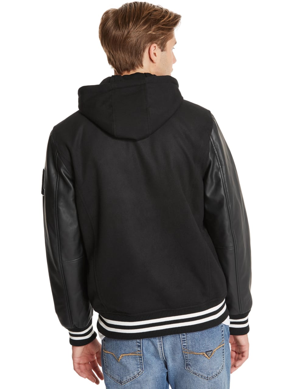 guess men's coats macy's