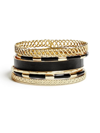 Selina Gold-Tone Bracelet Set | GUESS.com