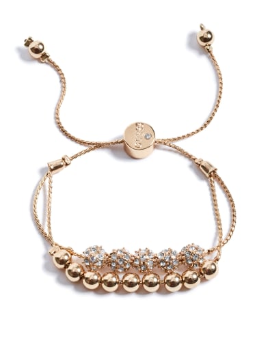 Brilla Gold-Tone Slider Bracelet | GUESS.com