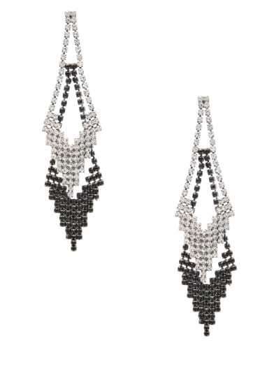 Dazzle Two-Tone Earrings | GUESS.com