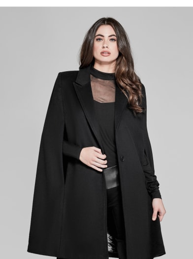 Cybil Cape Coat | GUESS by Marciano