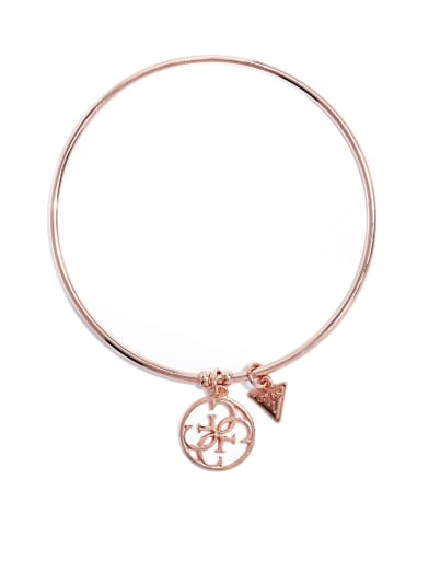 Rose Gold-Tone Quattro G Bangle | GUESS.com