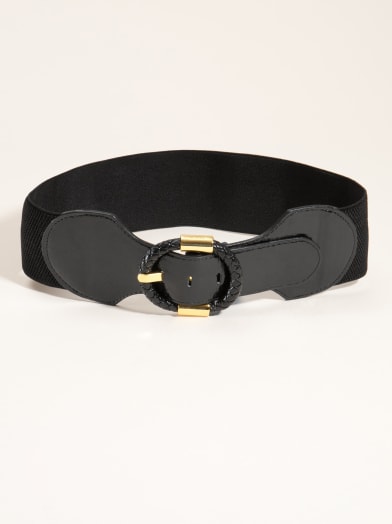 Patent Circle Waist Belt | GUESS.com