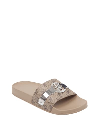 guess plastic sandals