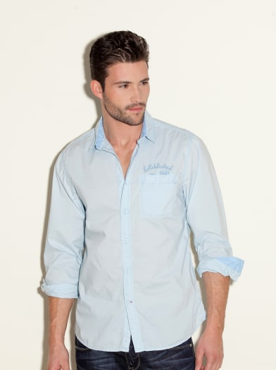 Pacific Long-Sleeve Shirt | GUESS.com