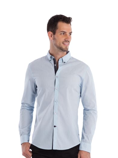 Austin Long-Sleeve Shirt | GUESS.com