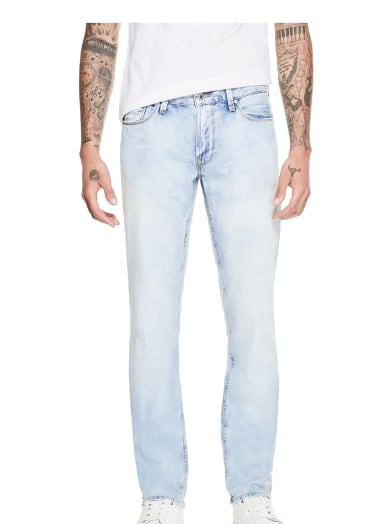 guess men's regular straight jeans