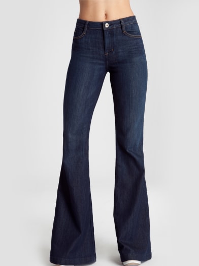 70's Flare Denim in Blue Peace Wash | GUESS by Marciano