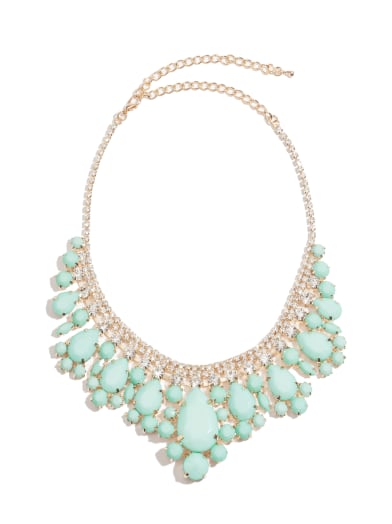 Nicola Cabochon Bib Necklace | GUESS by Marciano