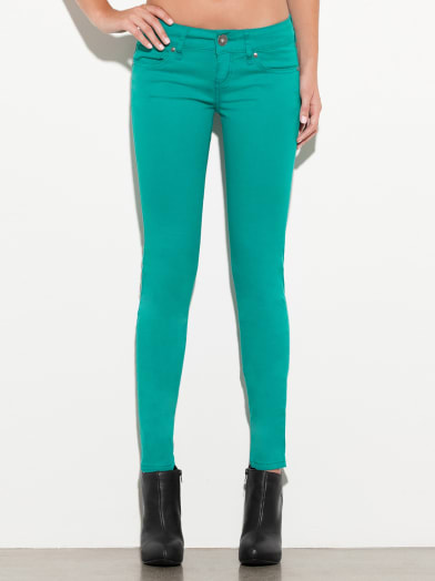 Suzette Bold Super Skinny Jeans | GbyGuess.com