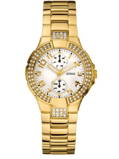 Status In-the-Round Watch - Gold | GUESS.com
