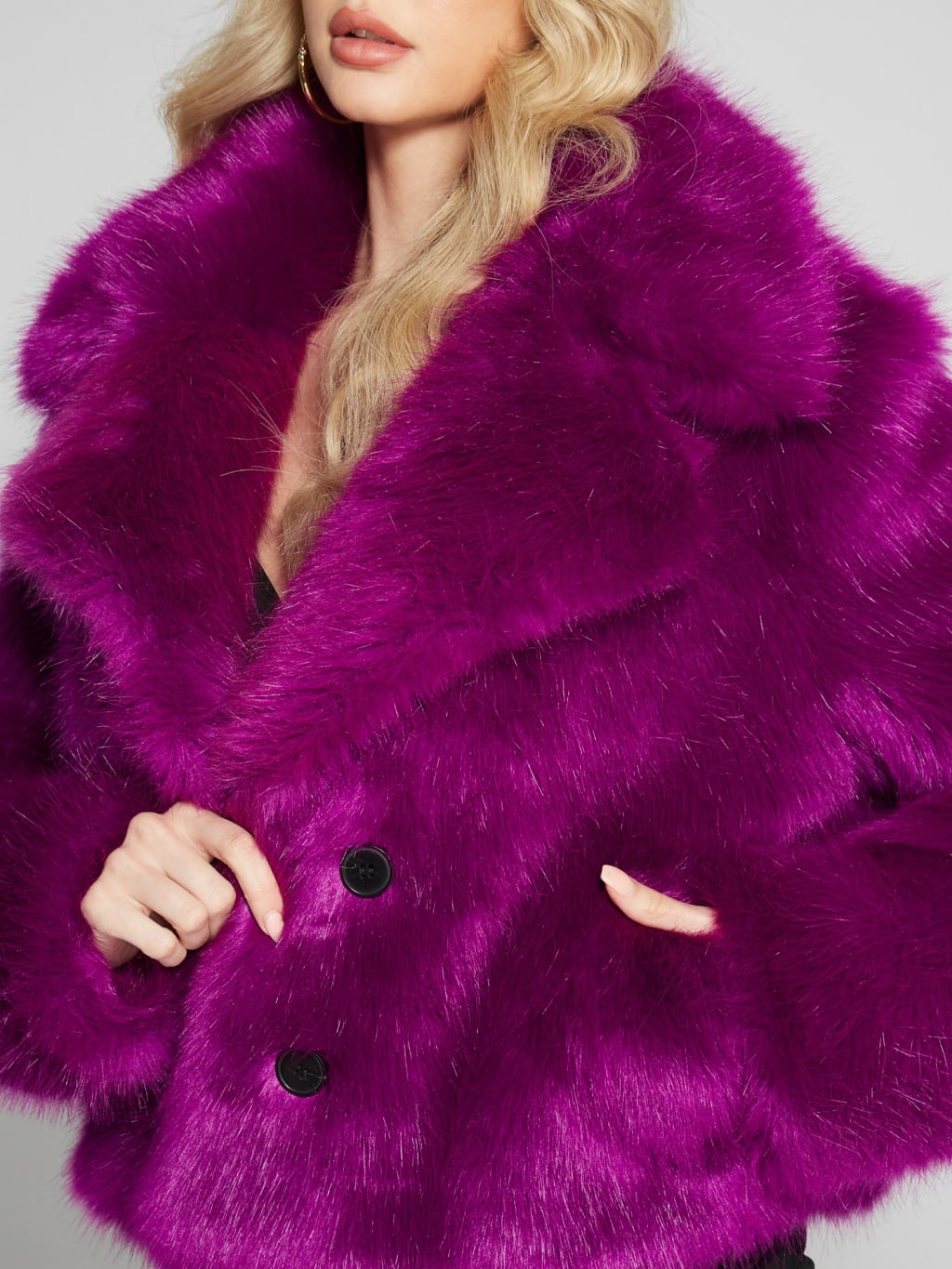 Marciano Faux Fur Jacket Guess Outlet