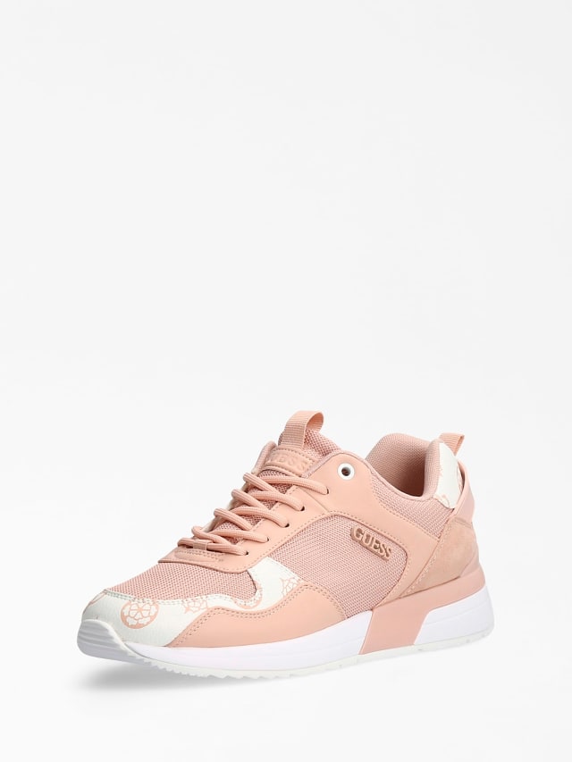white sneakers guess