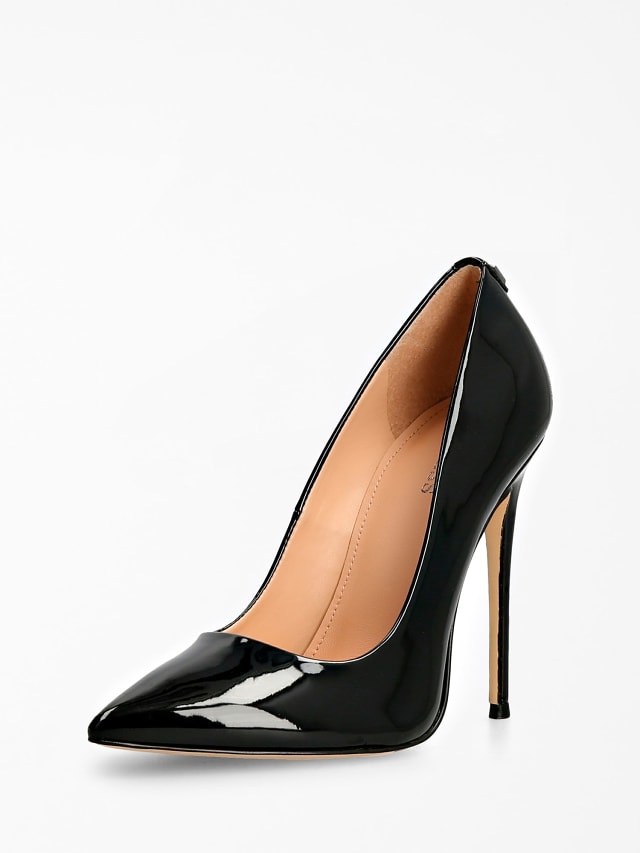 black leather courts