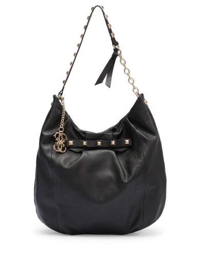 Bow Hobo Leather Handbag | GUESS.com