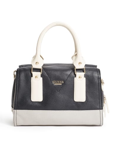 Vanessa Color-Block Box Satchel | GuessFactory.com