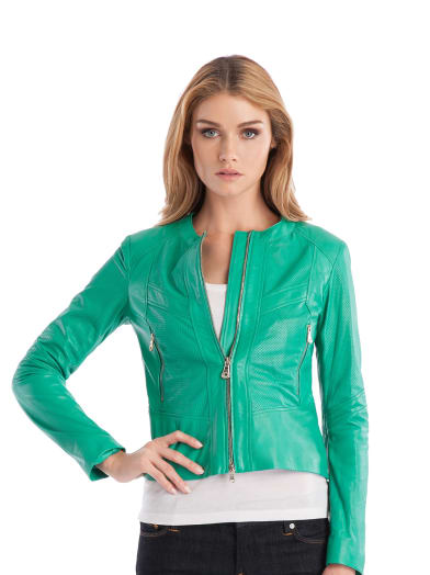 Antonia Leather Jacket | GUESS by Marciano
