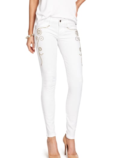 The Skinny No. 61 Jean - Gold Studded | GUESS by Marciano