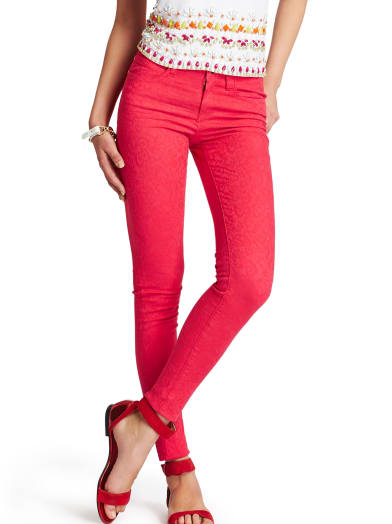 The Skinny No. 65 High-Waisted Jacquard Jean | GUESS by Marciano