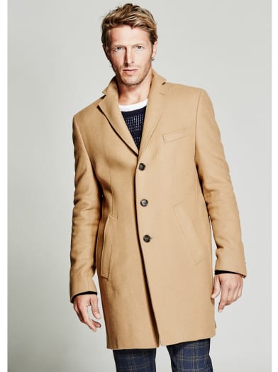 Classic Melton Coat | GUESS by Marciano