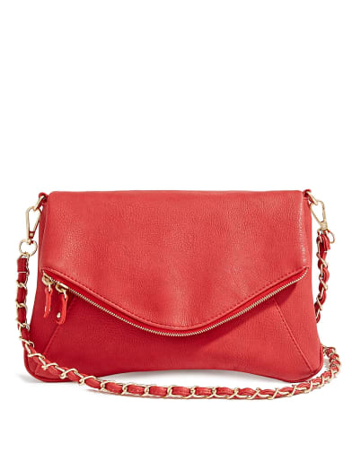 Kristed Fold-Over Clutch | GUESS.com
