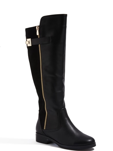 Alaya Side Zip Boots | GuessFactory.com