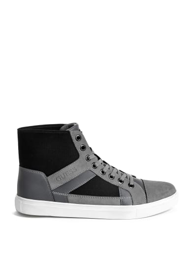 Toledo Suede High-Top Sneakers | GUESS.com