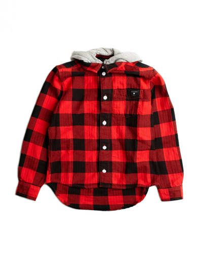 Buffalo Check Shirt (7-16) | GUESS.com