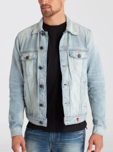 Wind Wash Denim Jacket | GUESS.com