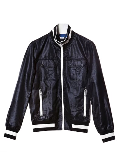 Tiësto NYT LYF Collection – Midnight Varsity Jacket | GUESS.com