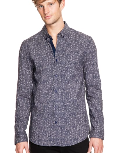 Dean Smart Slim-Fit Shirt in Ashton Floral | GUESS.com
