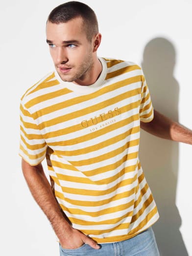 guess la striped shirt