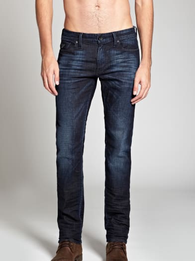 Robertson All-Around Slim Jeans in Aviation Wash, 32 Inseam | GUESS.com