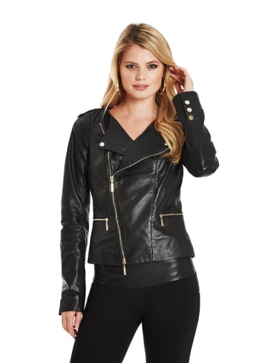 Pruitt Leather Jacket | GUESS by Marciano