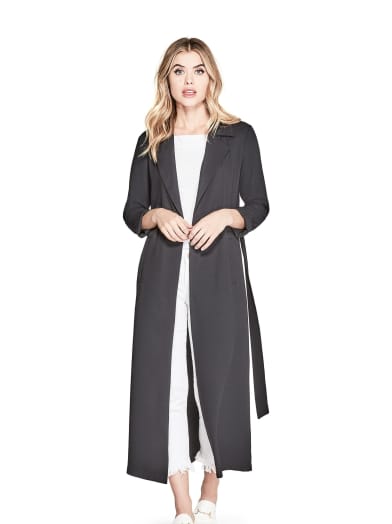 guess lightweight notch coat