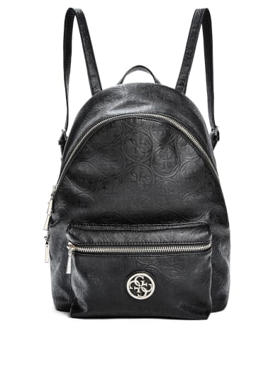 Leeza Quattro G Embossed Backpack | GUESS.com