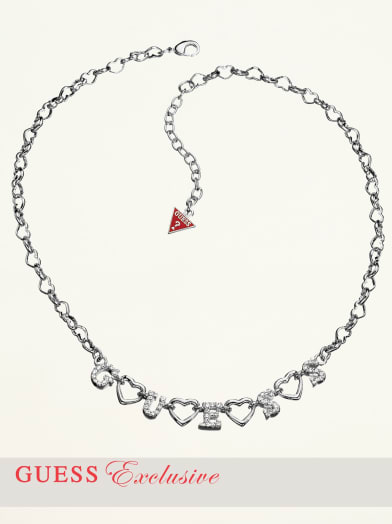 Guess logo necklace Clearance